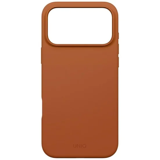 Калъф за iPhone 17 Pro - Lino MagClick™ - UNIQ - Burnt Sienna