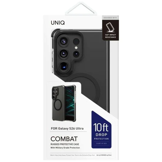 Калъф за Samsung Galaxy S26 Ultra - Combat MagClick - UNIQ - Черен