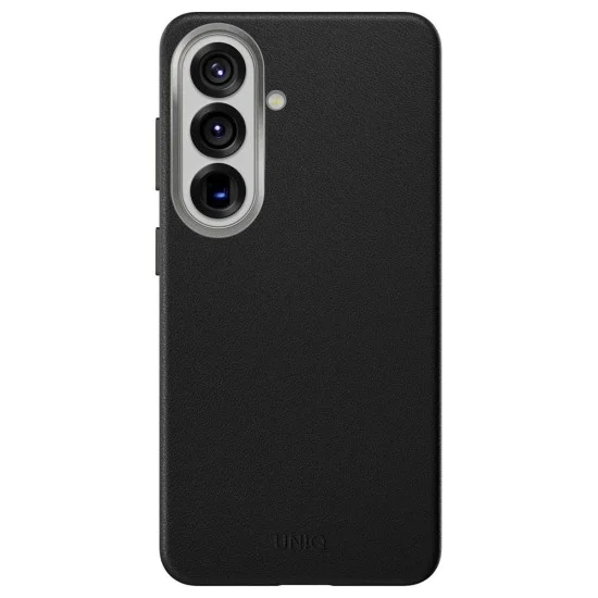 Калъф за Samsung Galaxy S26 - Lyden Leatherette Case - UNIQ - Черен