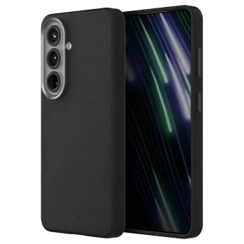 Калъф за Samsung Galaxy S26 - Lyden Leatherette Case - UNIQ - Черен