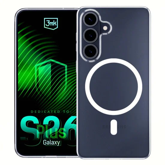 Калъф за Samsung Galaxy S26 Plus - Clear MagCase - 3mk - Прозрачен