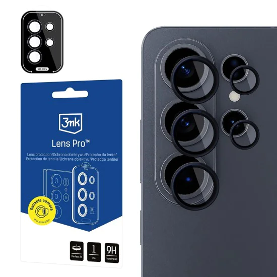 Протектор за камера за Samsung Galaxy S26 Ultra - Lens Protection - 3mk - Черен