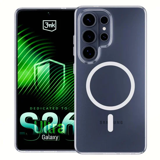 Калъф за Samsung Galaxy S26 Ultra - Clear MagCase - 3mk - Прозрачен