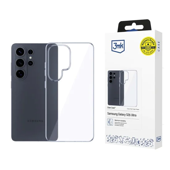 Калъф за Samsung Galaxy S26 Ultra - Clear Case - 3mk - Прозрачен