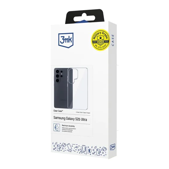 Калъф за Samsung Galaxy S26 Ultra - Clear Case - 3mk - Прозрачен