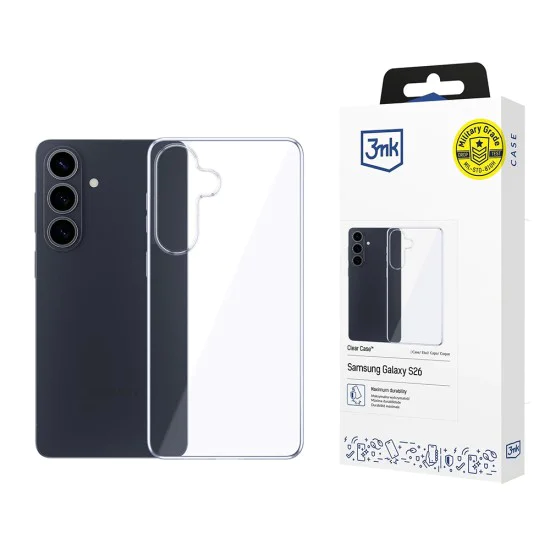 Калъф за Samsung Galaxy S26 - Clear Case - 3mk - Прозрачен