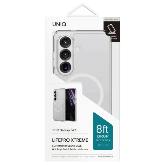 Калъф за Samsung Galaxy S26 - LifePro Xtreme MagClick - UNIQ - Прозрачен