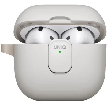 Калъф за AirPods 4 - Clyde Series - UNIQ - Сив / Бежов