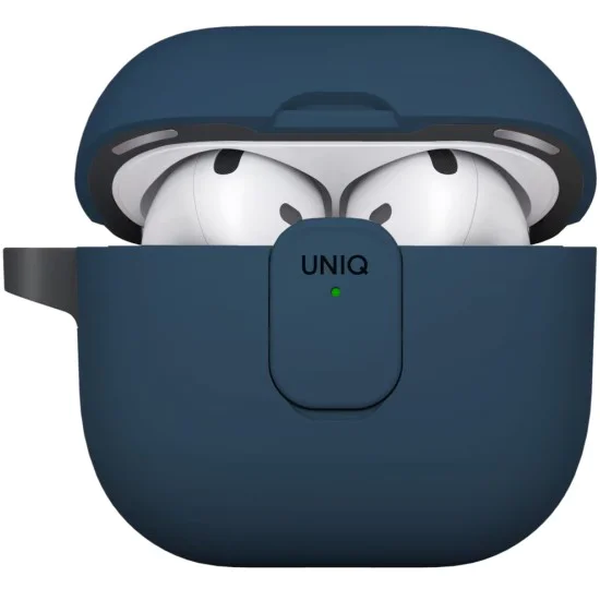 Калъф за AirPods 4 - Clyde Series - UNIQ - Син / Черен