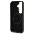 Калъф за Samsung Galaxy S26 - Saffiano Peony Embossed Ring MagSafe - Guess - Черен