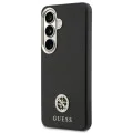 Калъф за Samsung Galaxy S26 Plus - Rhinestone Round Logo MagSafe - Guess - Черен