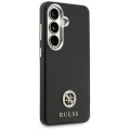 Калъф за Samsung Galaxy S26 Plus - Rhinestone Round Logo MagSafe - Guess - Черен