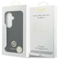 Калъф за Samsung Galaxy S26 Plus - Rhinestone Round Logo MagSafe - Guess - Черен