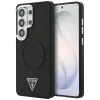 Калъф за Samsung Galaxy S26 Ultra - Embossed Ring Triangle Logo MagSafe - Guess - Черен