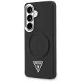 Калъф за Samsung Galaxy S26 - Embossed Ring Triangle Logo MagSafe - Guess - Черен