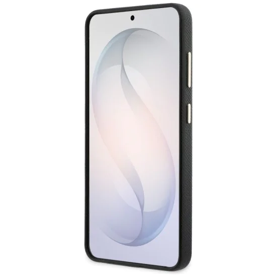 Калъф за Samsung Galaxy S26 Plus - Grained Big 4G Metal Logo - Guess - Черен