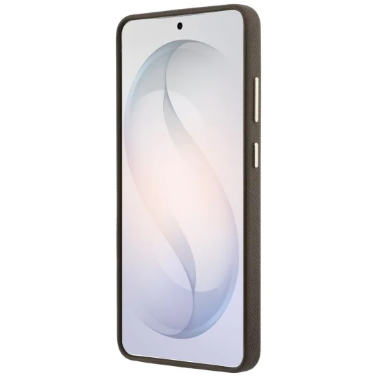 Калъф за Samsung Galaxy S26 Ultra - Grained Big 4G Metal Logo - Guess - Кафяв