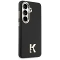 Калъф за Samsung Galaxy S26 - Wrapped Grained Leather с K Head Logo MagSafe - Karl Lagerfeld - Черен