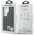Калъф за Samsung Galaxy S26 Ultra - Wrapped Grained Leather с K Head Logo MagSafe - Karl Lagerfeld - Черен