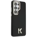 Калъф за Samsung Galaxy S26 Ultra - Wrapped Grained Leather с K Head Logo MagSafe - Karl Lagerfeld - Черен