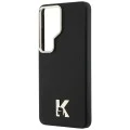 Калъф за Samsung Galaxy S26 Ultra - Wrapped Grained Leather с K Head Logo MagSafe - Karl Lagerfeld - Черен