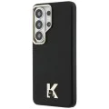 Калъф за Samsung Galaxy S26 Ultra - Wrapped Grained Leather с K Head Logo MagSafe - Karl Lagerfeld - Черен
