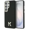 Калъф за Samsung Galaxy S26 Ultra - Wrapped Grained Leather с K Head Logo MagSafe - Karl Lagerfeld - Черен