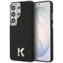 Калъф за Samsung Galaxy S26 Ultra - Wrapped Grained Leather с K Head Logo MagSafe - Karl Lagerfeld - Черен