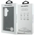 Калъф за Samsung Galaxy S26 - Wrapped Leather с Karl Round Point Logo MagSafe - Karl Lagerfeld - Черен