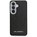 Калъф за Samsung Galaxy S26 - Wrapped Leather с Karl Round Point Logo MagSafe - Karl Lagerfeld - Черен