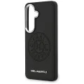 Калъф за Samsung Galaxy S26 - Wrapped Leather с Karl Round Point Logo MagSafe - Karl Lagerfeld - Черен