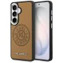 Калъф за Samsung Galaxy S26 - Wrapped Leather с Karl Round Point Logo MagSafe - Karl Lagerfeld - Кафяв