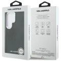 Калъф за Samsung Galaxy S26 Ultra - Wrapped Leather с Karl Round Point Logo MagSafe - Karl Lagerfeld - Черен