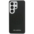 Калъф за Samsung Galaxy S26 Ultra - Wrapped Leather с Karl Round Point Logo MagSafe - Karl Lagerfeld - Черен