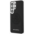 Калъф за Samsung Galaxy S26 Ultra - Wrapped Leather с Karl Round Point Logo MagSafe - Karl Lagerfeld - Черен