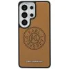 Калъф за Samsung Galaxy S26 Ultra - Wrapped Leather с Karl Round Point Logo MagSafe - Karl Lagerfeld - Кафяв