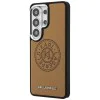 Калъф за Samsung Galaxy S26 Ultra - Wrapped Leather с Karl Round Point Logo MagSafe - Karl Lagerfeld - Кафяв