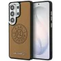 Калъф за Samsung Galaxy S26 Ultra - Wrapped Leather с Karl Round Point Logo MagSafe - Karl Lagerfeld - Кафяв