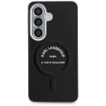 Калъф за Samsung Galaxy S26 - Wrapped Leather с Karl RSG Logo MagSafe - Karl Lagerfeld - Черен