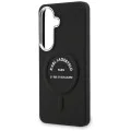 Калъф за Samsung Galaxy S26 - Wrapped Leather с Karl RSG Logo MagSafe - Karl Lagerfeld - Черен