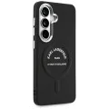 Калъф за Samsung Galaxy S26 - Wrapped Leather с Karl RSG Logo MagSafe - Karl Lagerfeld - Черен