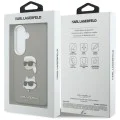Калъф за Samsung Galaxy S26 - Wrapped Leather Saffiano с K&C Head Pin - Karl Lagerfeld - Сив