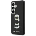 Калъф за Samsung Galaxy S26 - Wrapped Leather Saffiano с K&C Head Pin - Karl Lagerfeld - Черен