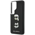 Калъф за Samsung Galaxy S26 Ultra - Wrapped Leather Saffiano с K&C Head Pin - Karl Lagerfeld - Черен
