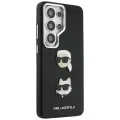 Калъф за Samsung Galaxy S26 Ultra - Wrapped Leather Saffiano с K&C Head Pin - Karl Lagerfeld - Черен