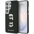 Калъф за Samsung Galaxy S26 Ultra - Wrapped Leather Saffiano с K&C Head Pin - Karl Lagerfeld - Черен