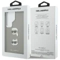 Калъф за Samsung Galaxy S26 Ultra - Wrapped Leather Saffiano с K&C Head Pin - Karl Lagerfeld - Сив