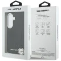 Калъф за Samsung Galaxy S26 - Leather с Initial Logo Debossed MagSafe - Karl Lagerfeld - Черен