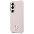 Калъф за Samsung Galaxy S26 - Wrapped Grained Leather с K Head Logo MagSafe - Karl Lagerfeld - Розов