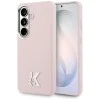 Калъф за Samsung Galaxy S26 - Wrapped Grained Leather с K Head Logo MagSafe - Karl Lagerfeld - Розов